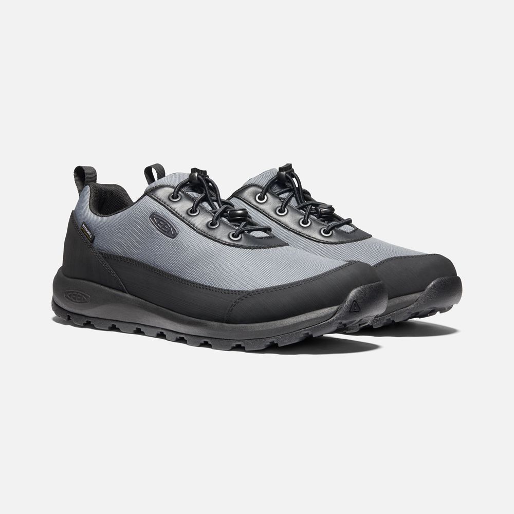 Keen Marka Ayakkabı Erkek Gri/Siyah - Glieser Waterproof - Türkiye VFYO31709